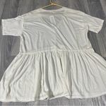 Urban Outfitters Truly Madly Deeply by White Flowy V-Neck Tee; Large; NEW Photo 6