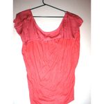 Victoria's Secret New Womens Cross Back Top Medium Red Orange Modal Soft SS Photo 7