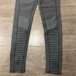 Alo Yoga  Grey Moto Leggings Photo 5