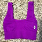 Free People FP Movement Purple Square Neck Sports Bra Size XS Photo 0