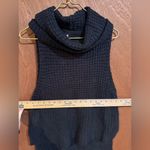 Free People Free People Skyscraper Sleeveless Chunky black Sweater size S Photo 8