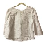ZARA  FAUX PEARL POPLIN BLOUSE Photo 0