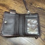 Brighton  New Metallic Bronze Wristlet Vintage Wallet Card‎ Case Phone Photo 2