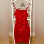 Nine West Hot Pink Satin Dress — Size M Photo 3