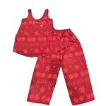 Victoria's Secret Vintage Gold Label Red Sheer Pajama Set Size Small NWT Photo 0