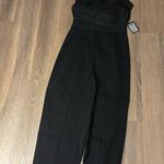 Herve Leger NWT  Fringe Jumpsuit With Tailored Pants IN Black Photo 4