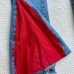 Forever 21 custom red rhinestone flared wide leg jeans Photo 5