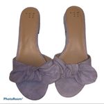 A New Day ‎ purple bow block sandals women’s size 9.5 Photo 1