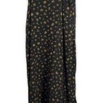 Motel Zodiac Print Black Slip Dress Small Celestial Stars Gold Symbols Viscose S Photo 0