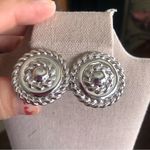 Vintage Signed Monet ClipOn Earrings Photo 1