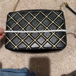 Michael Kors  Crossbody Bag, Black & Gold Square Check, Jet Set Travel Photo 5