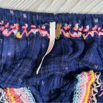 Free People  women’s Talia embroidered blouse shirt  bell shelve flair small Photo 1