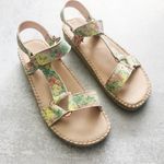 Love Shack Fancy  Loves Manebi Espadrille Sandal in Rainbow Skies Floral Print NEW Photo 0