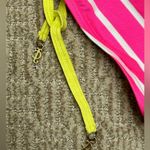 Juicy Couture  neon pink/white bandeau monokini one piece swimsuit Photo 7
