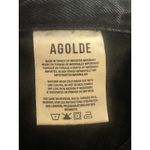 AGOLDE Women's  Distressed Frayed‎ Hem High Waisted 90's Jeans Black Size 29 Photo 4