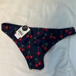 BIKINI bottom cherry print size L JUNIOR Blue Photo 6
