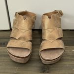 Yoki  Hestry Metallic Wedge Platform Chunky‎ Sandals Size 7 NWOT *READ* Photo 1