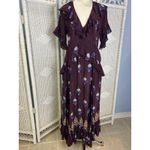 WARM Maxi Dress Plum Purple Size 1 (M) Fall Long Size M Photo 8