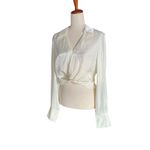 Urban Revivo Twist Front Overhead Blouse Size M Photo 9