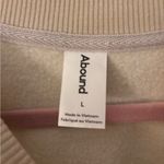 Abound  Cream Crewneck Sweater Soft Photo 1