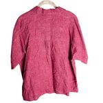 Eileen Fisher  Washed Organic Linen Delave Set Size Medium Geranium Photo 8