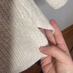 L.L. bean mixed stitch Crewneck oatmeal nubby textured sweater size M White Size M Photo 8