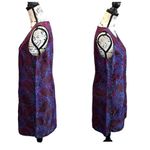 J.Crew  Midnight Floral Jacquard Shift Sheath Dress Purple Size 6 NWT Retro Photo 4