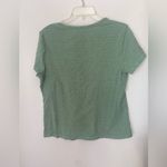 Boden plus size green and grey stripe v neck tee size 16 96% cotton Gray Photo 7