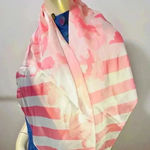 Allen Tracy silk scarf see pictures Pink Photo 4