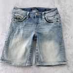 Vigoss  Chelsea Bermuda Shorts Heritage Fit Size 3/4  Thick‎ Stitching Distressed Photo 5