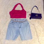 Y2K red halter top Size L Photo 4