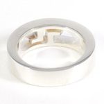 Gucci Double G Silver Ring, Ring Box, Bag, Total Weight 6.5g Photo 3