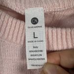 Olive Avenue Pink Romantic Bow Sweater Woman’s Size L Size L Photo 5