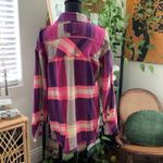 We The Free Free People  So Long Summer Plaid Button Up Flannel Top Photo 4