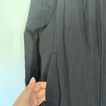 L'Agence  Black Long Coat with hood Photo 3