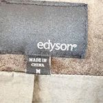 Anthropologie Edyson Leather Look Cropped Waterfall Jacket Photo 2