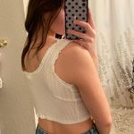 Tilly's White Lace Tank Photo 2