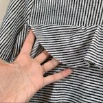 ZARA W/B Collection White Striped Ruffle Top Photo 2