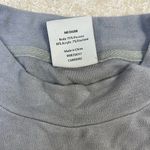 Varley  Gray Cropped Velvet Sweatshirt Photo 3
