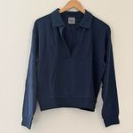 Negative Underwear Club Pullover in Navy, Size Medium Photo 4