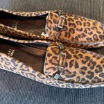 Stuart Weitzman  Animal Print Loafers with Buckle woman’s sz 6.5 Photo 7