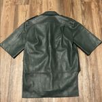 JADE LEATHER SHIRT Size 4 Photo 4