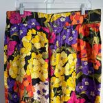 Handmade Floral Print Skirt Colorful Ruffle Midi Elastic Waist Summercore sz 18 Photo 6