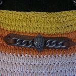 KURT GEIGER LONDON Chelsea Rainbow Raffia Open Top Convertible Straw Tot… Gold Photo 7