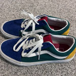 Vans  Old Skool Colorblock Suede Canvas Low Top Sneakers Women Size 7 Photo 0