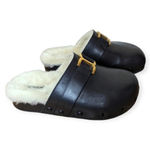 Chloé Marcie Black Leather Shearling Mules Clogs Size 6 NWOB Photo 10