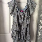 House of Chic women Romper ruffles floral boho babydoll off the shoulder size L Size L Photo 1