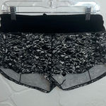 Lululemon athletica Black and White Patterned Athletic Shorts Photo 0