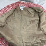 Carlisle  2 Tweed Blacker Jacket Coat Pink Red Orange Ivory Wool Silk Suit Career Photo 7