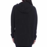 Chaser Black Waffle Thermal Knit Hoodie Photo 1